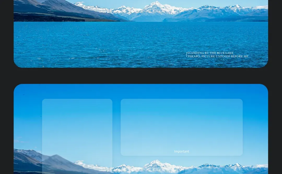 特卡波湖.电脑壁纸 遇见库克山