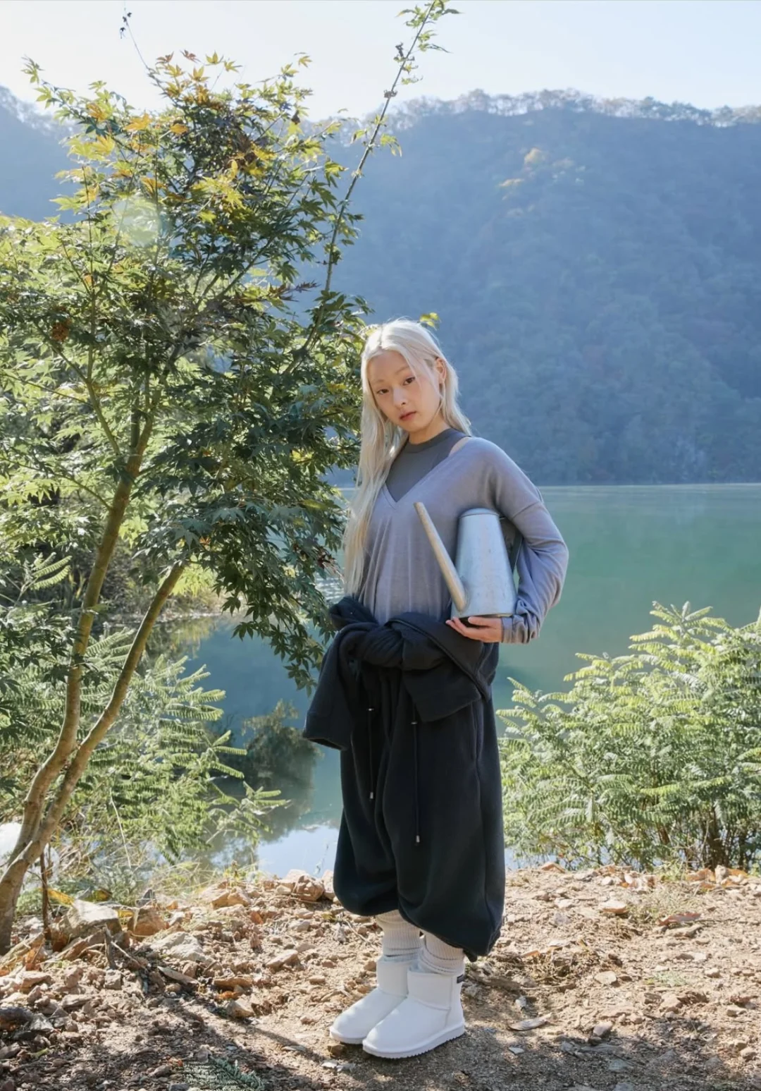 这个模特好像冬日精灵