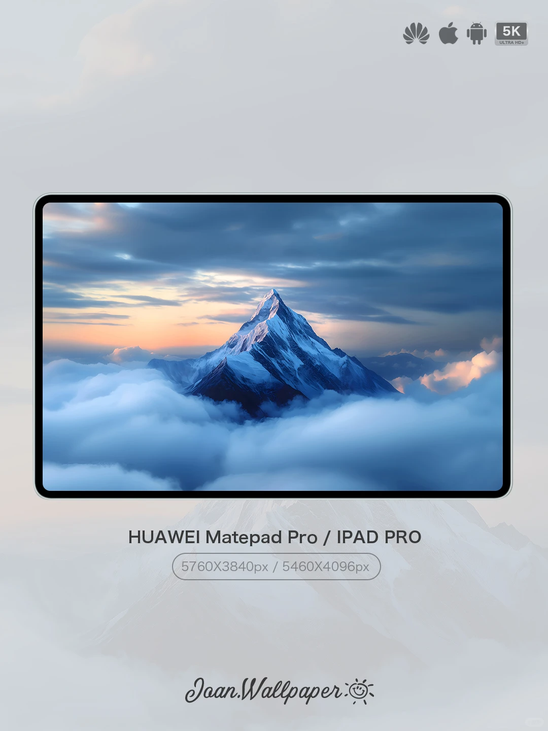 Joan壁纸 | 雪山之巅 一览众山小🏔