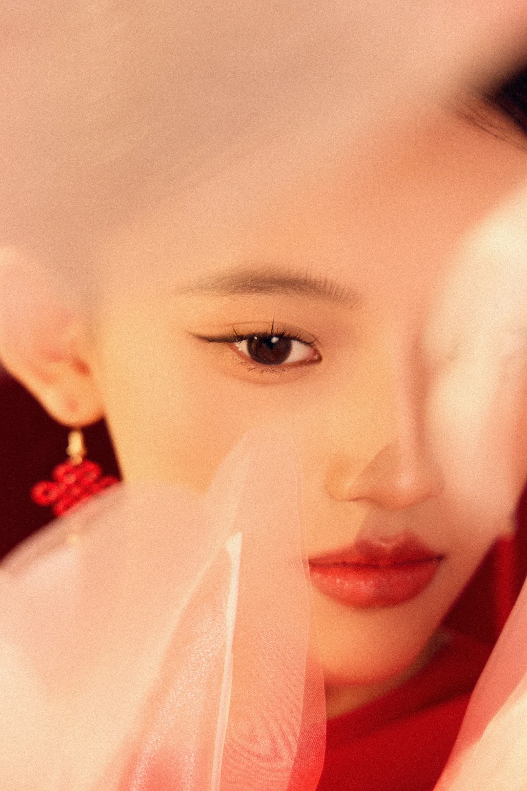 新年写真｜锦鲤附体，红色就是该中国女人穿