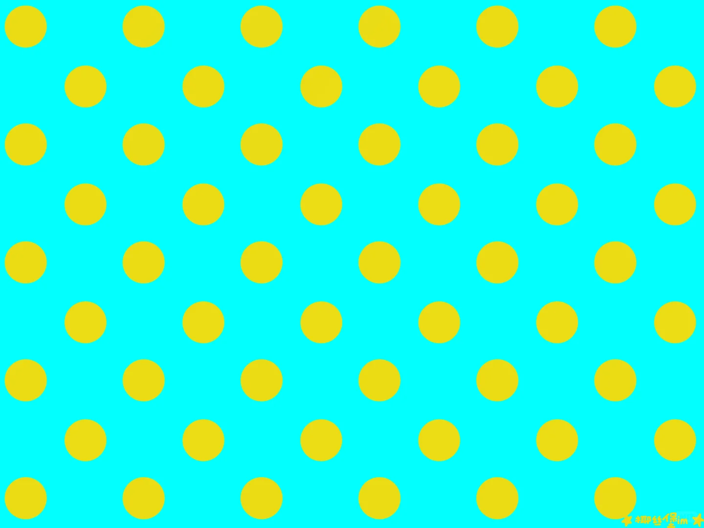 荧光系波点平板壁纸🫟