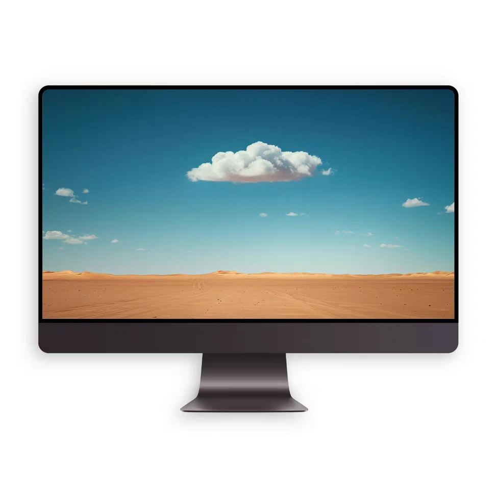 戈壁滩云游沙丘风景、真好看！3