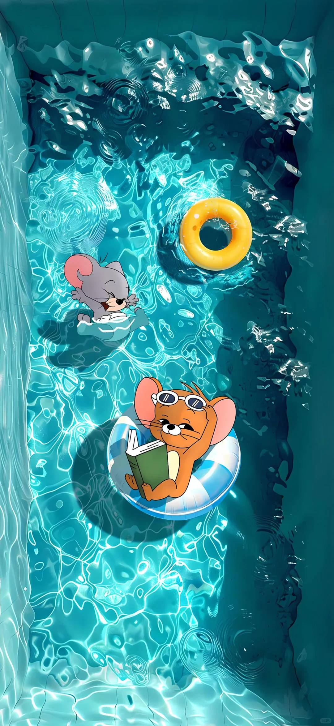 水池里的Tom and Jerry
