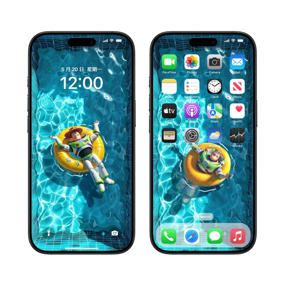 巴斯光年泳池胡迪、太可爱了！10