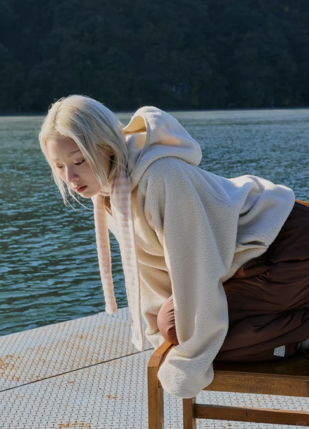 这个模特好像冬日精灵