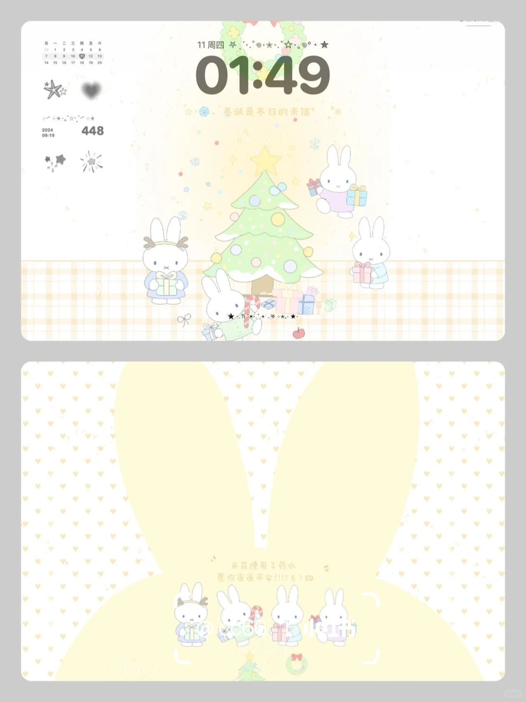 𝐒𝐡𝐚𝐫𝐞｜米菲兔のiPad壁纸