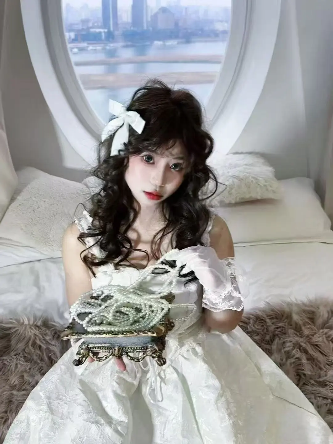 女大学生勇闯自拍馆，40➕拍九套写真