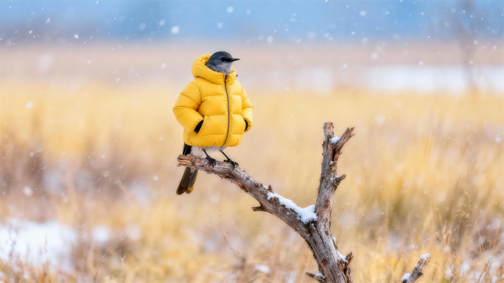 高清壁纸｜下雪了记得加衣服