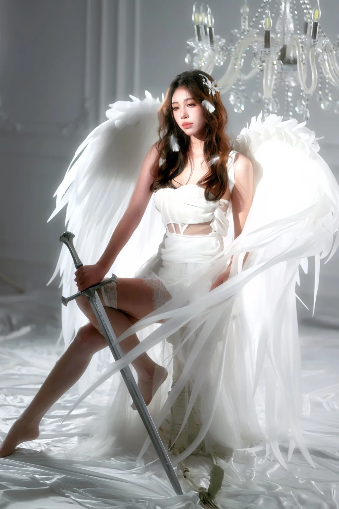 纯白羽翼➕冷剑｜天使也有带刺的温柔🦋