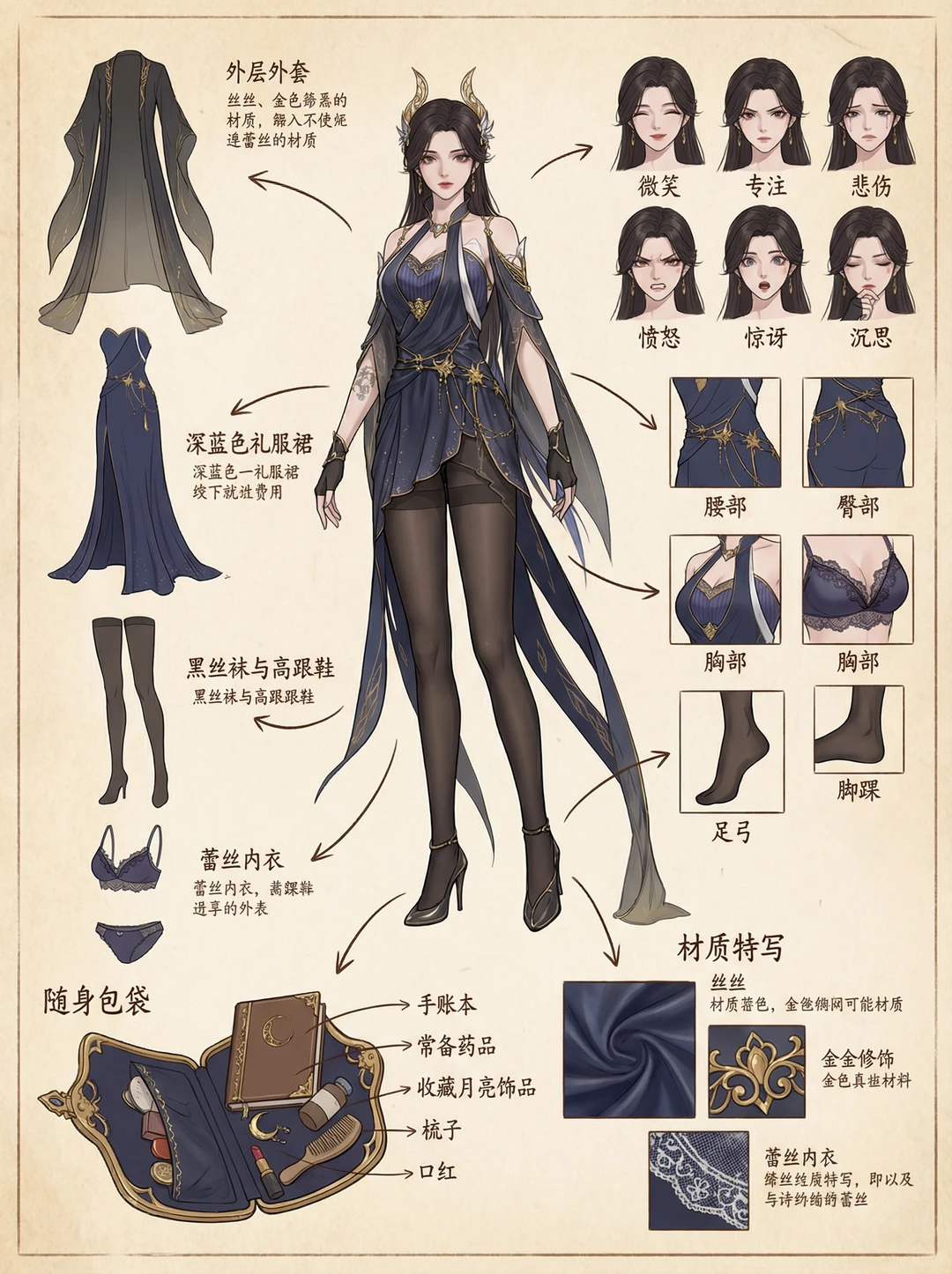 《斗破苍穹》曹颖角色拆解（附提示词）