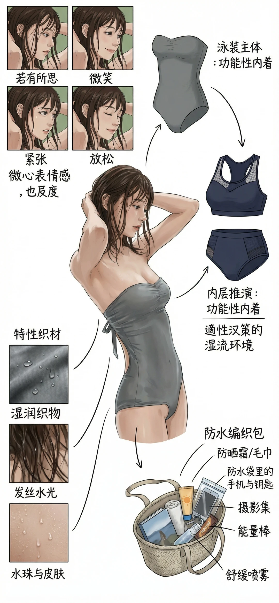 泳装人物设定分解🥵🥵