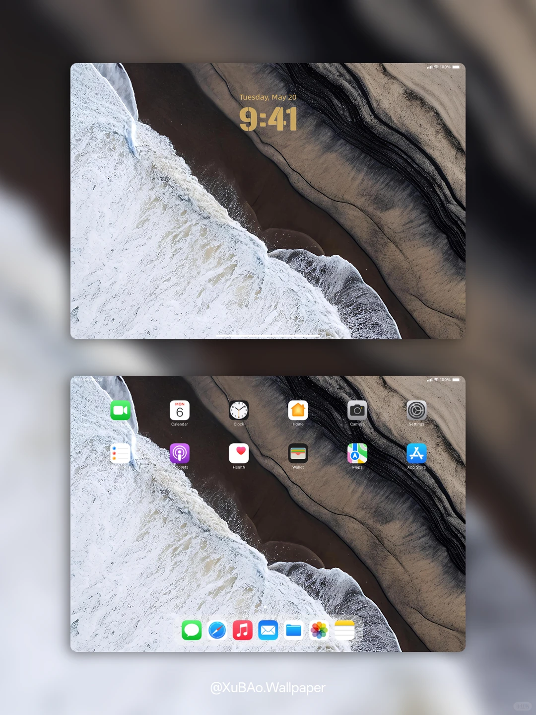 A2585 | 4k壁纸 | 沧波漫卷黑沙洲