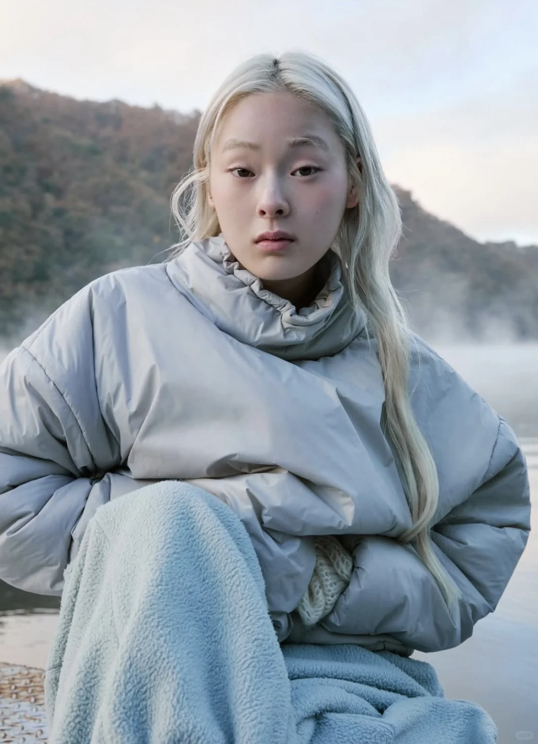 这个模特好像冬日精灵