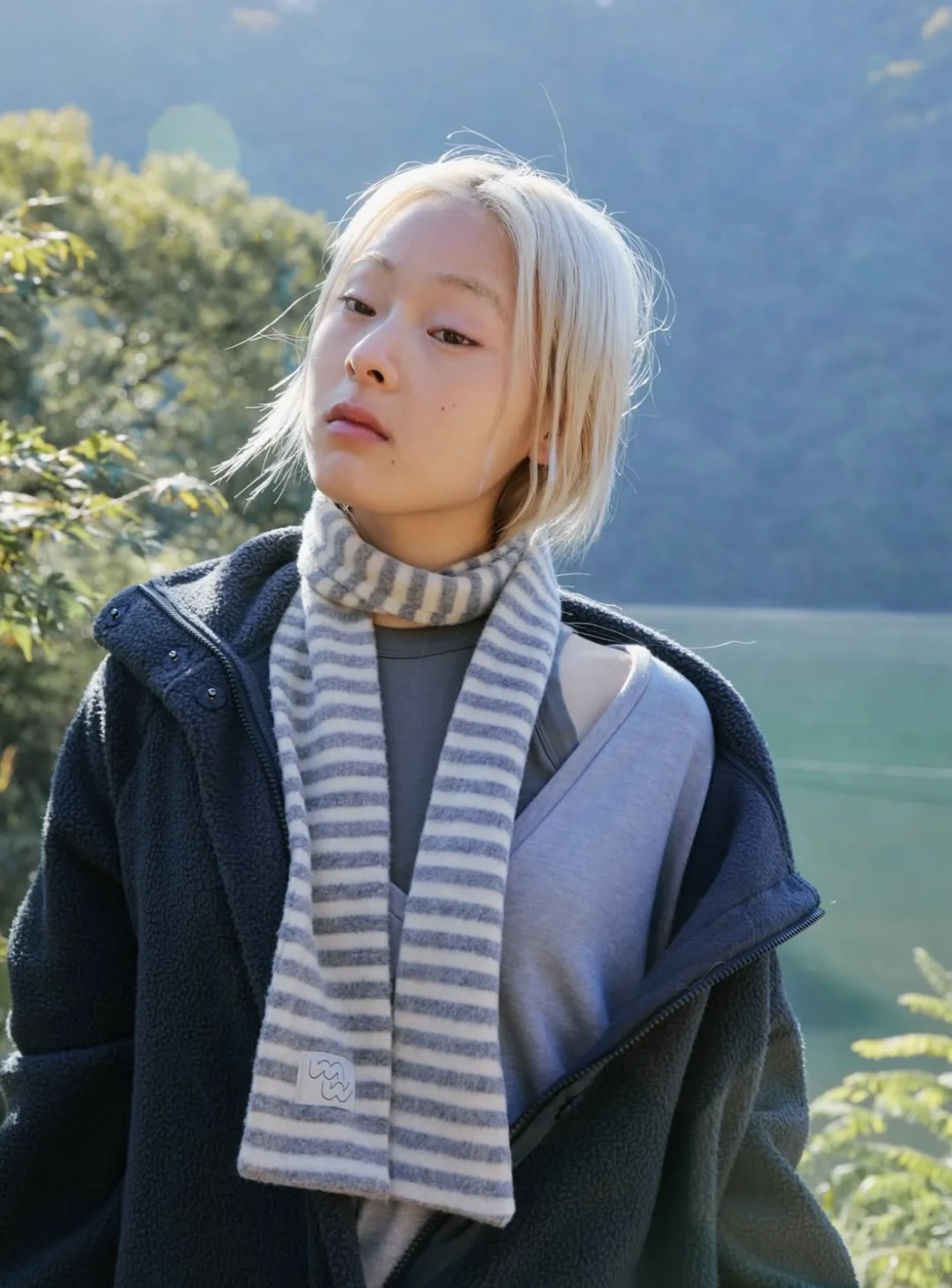 这个模特好像冬日精灵