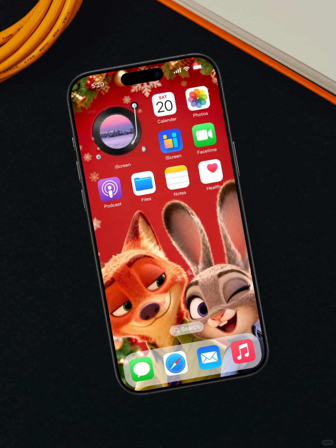 136:尼克和朱迪·圣诞🎄·手机壁纸