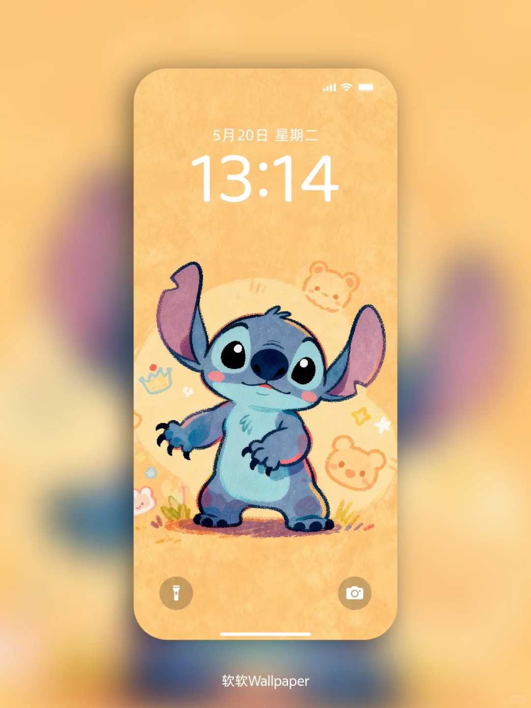 私藏史迪仔壁纸分享，可爱到心巴上 💙