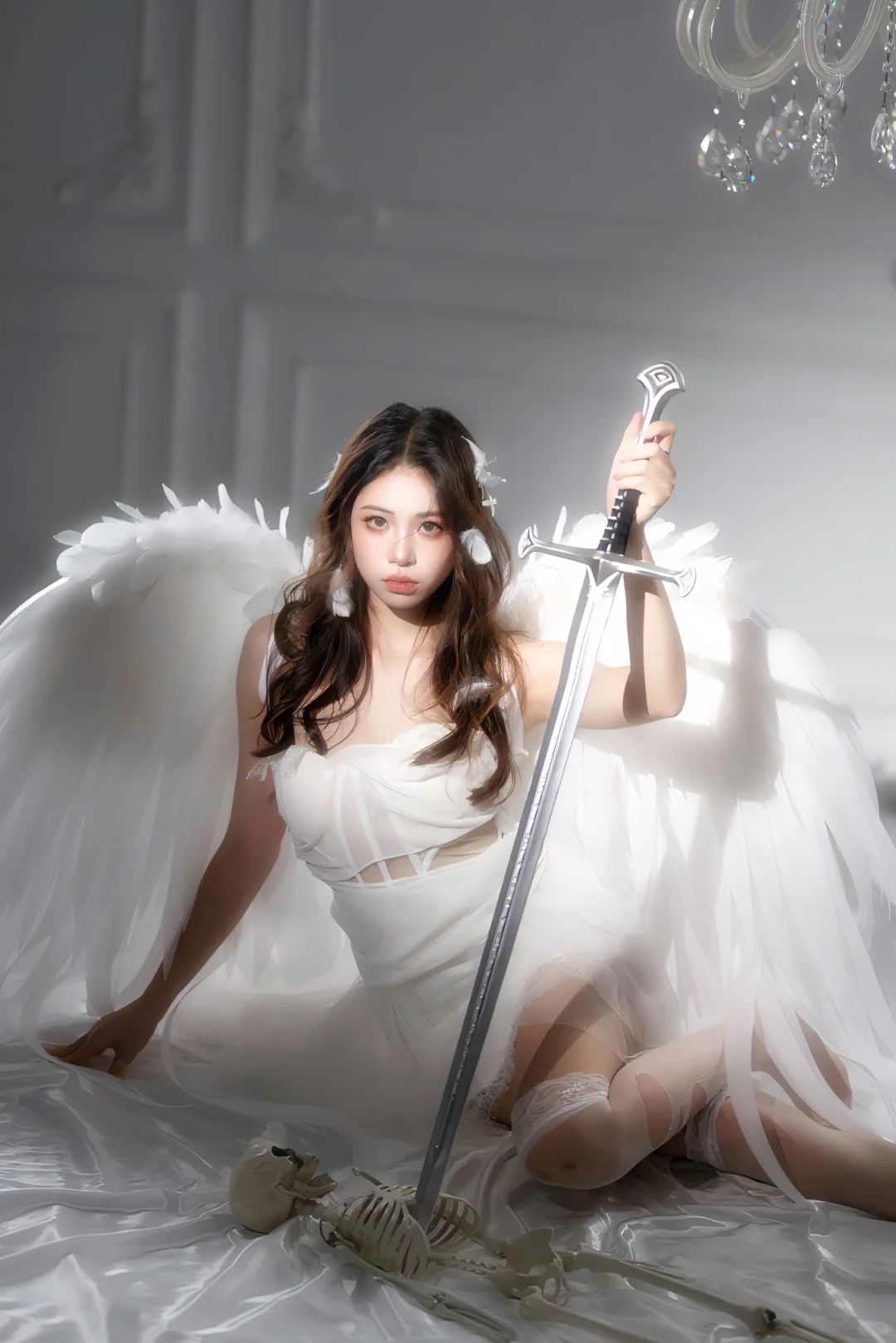 纯白羽翼➕冷剑｜天使也有带刺的温柔🦋