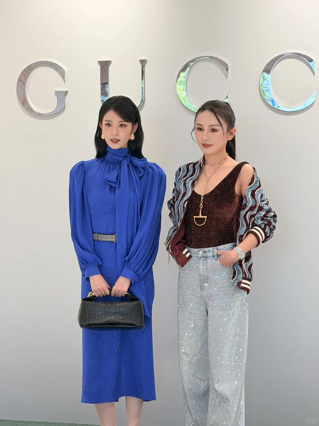 女神穿着NN闯Gucci 简直美炸了😻