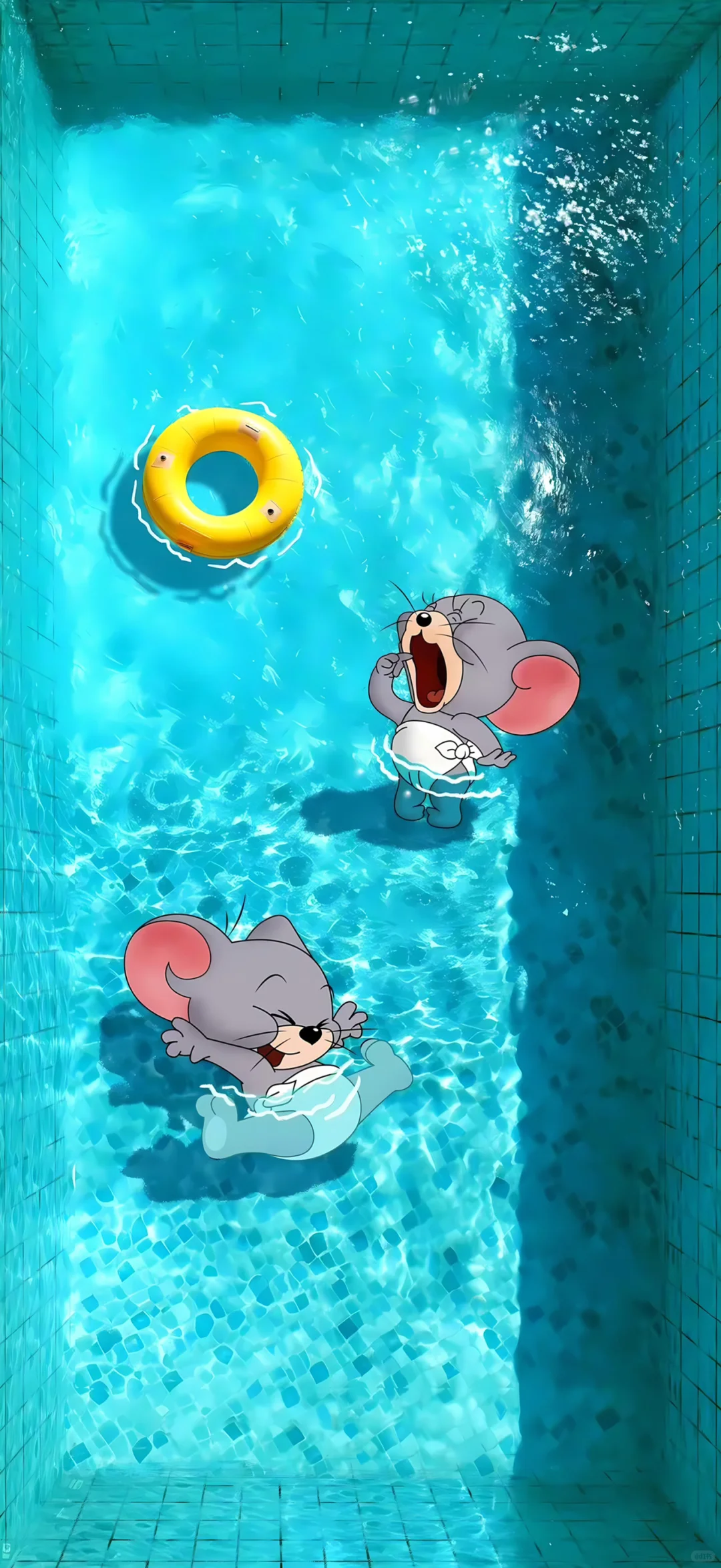 水池里的Tom and Jerry