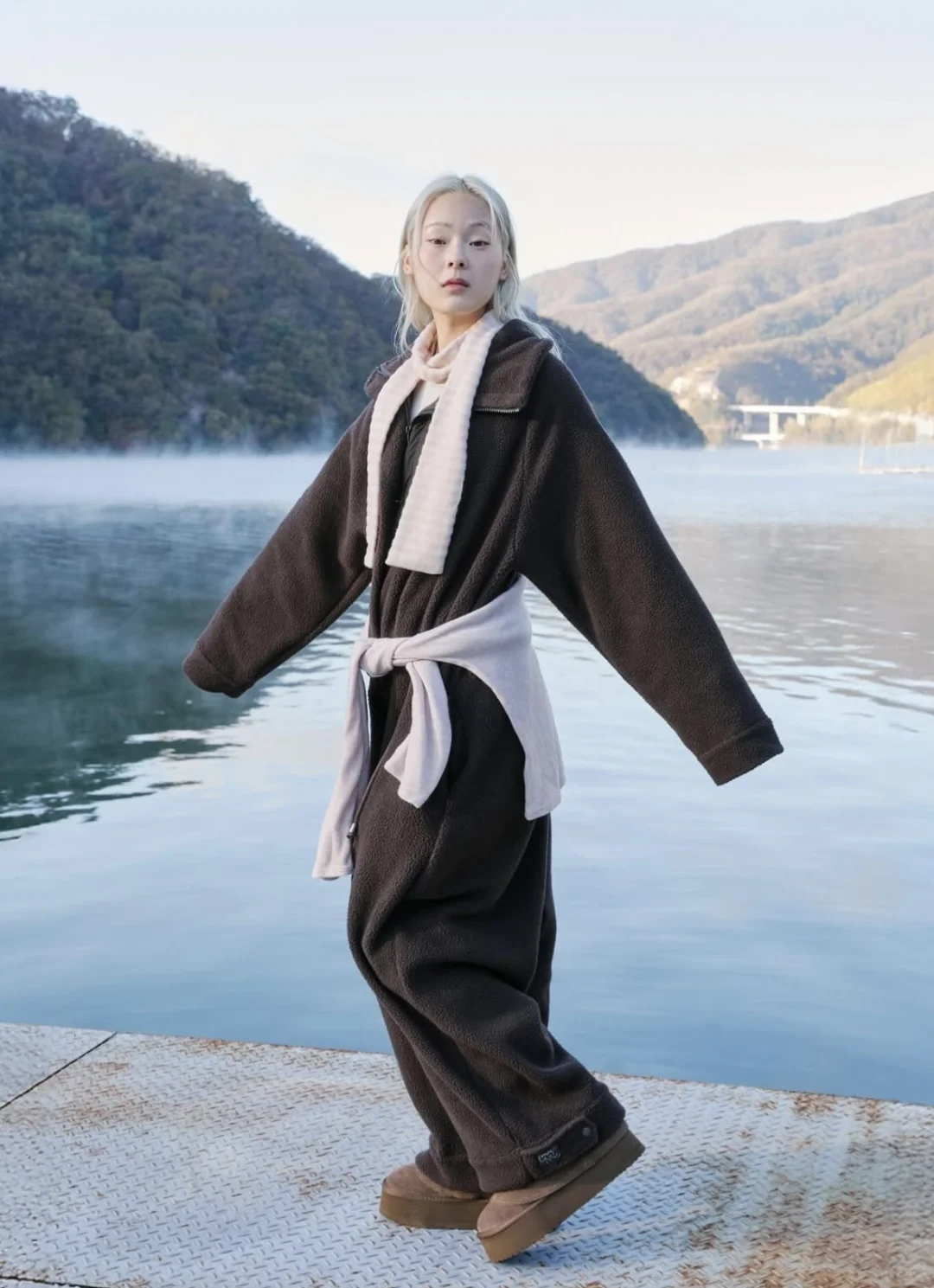 这个模特好像冬日精灵