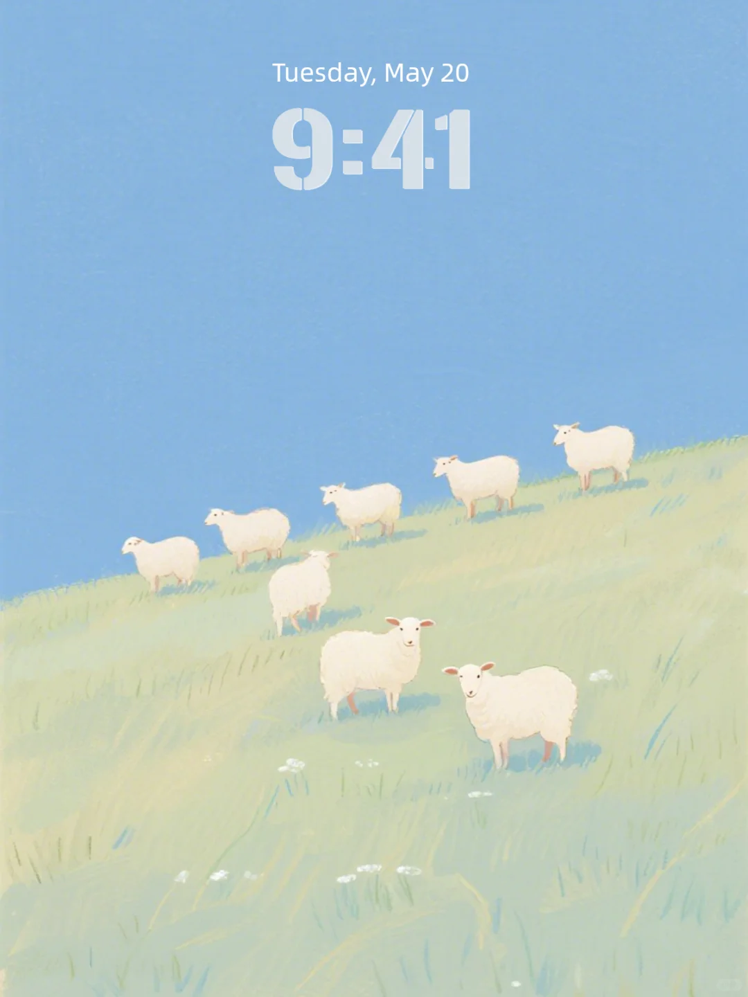 04 | 4k壁纸 | 青坡牧羊