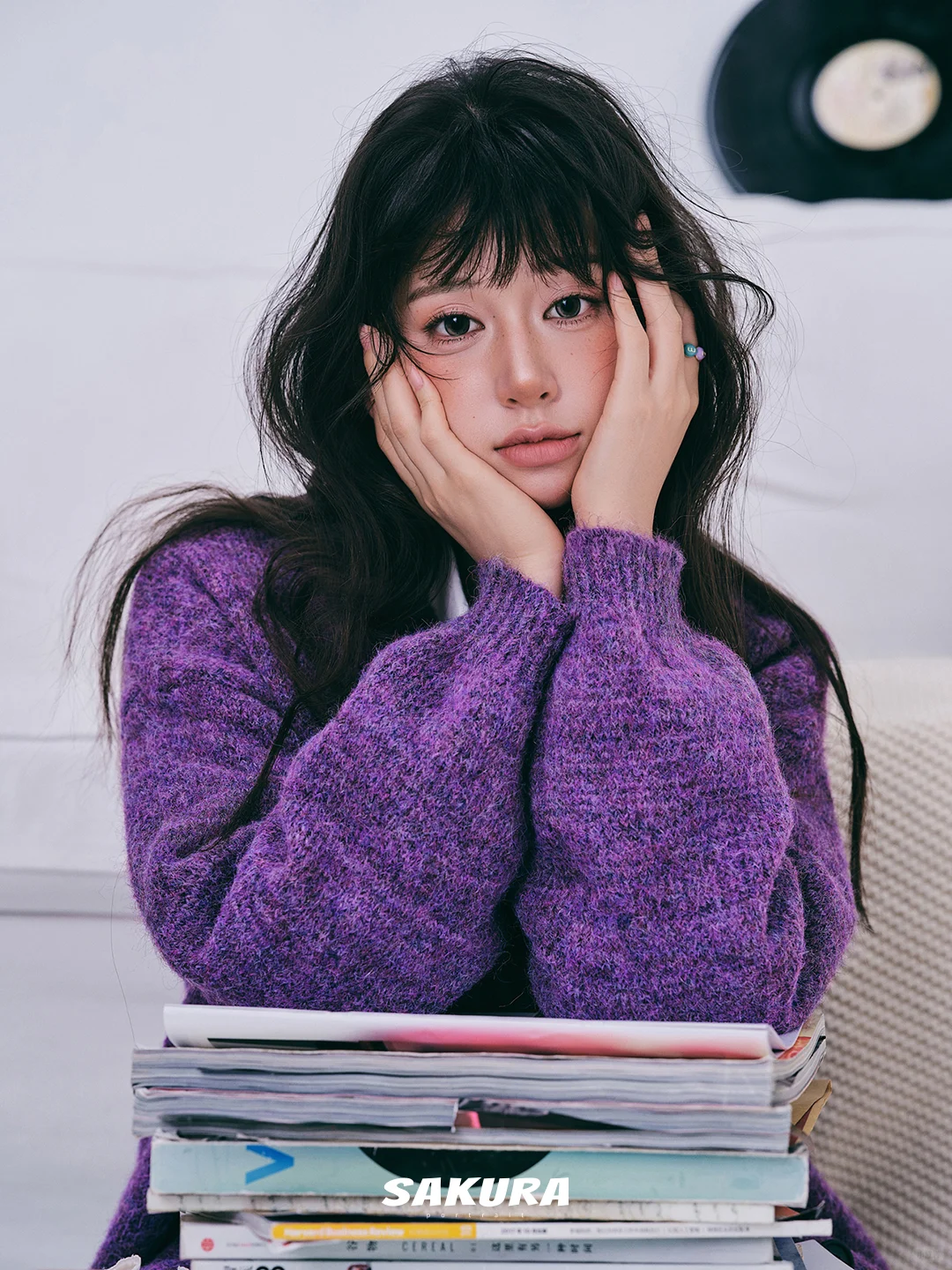 紫调慵懒💜｜居家俏皮感写真