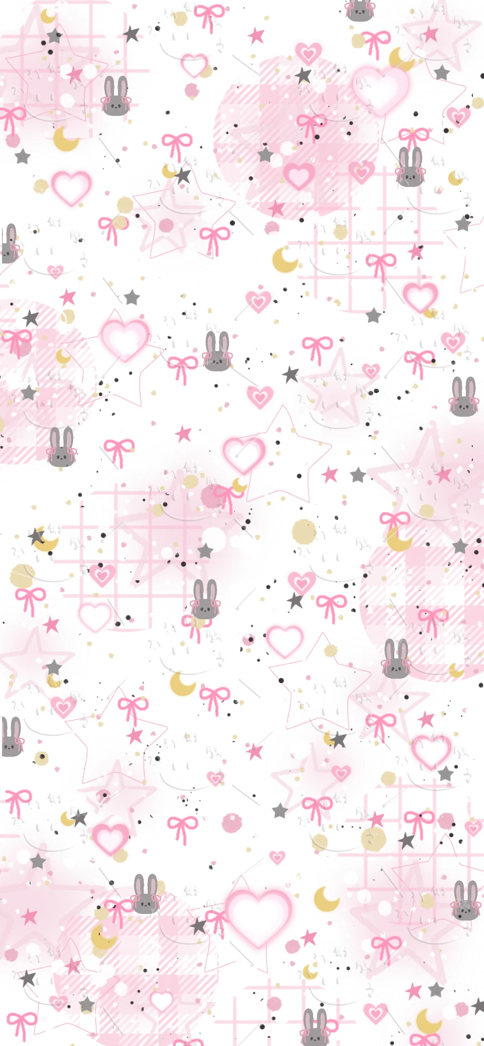 可爱星星动物壁纸～