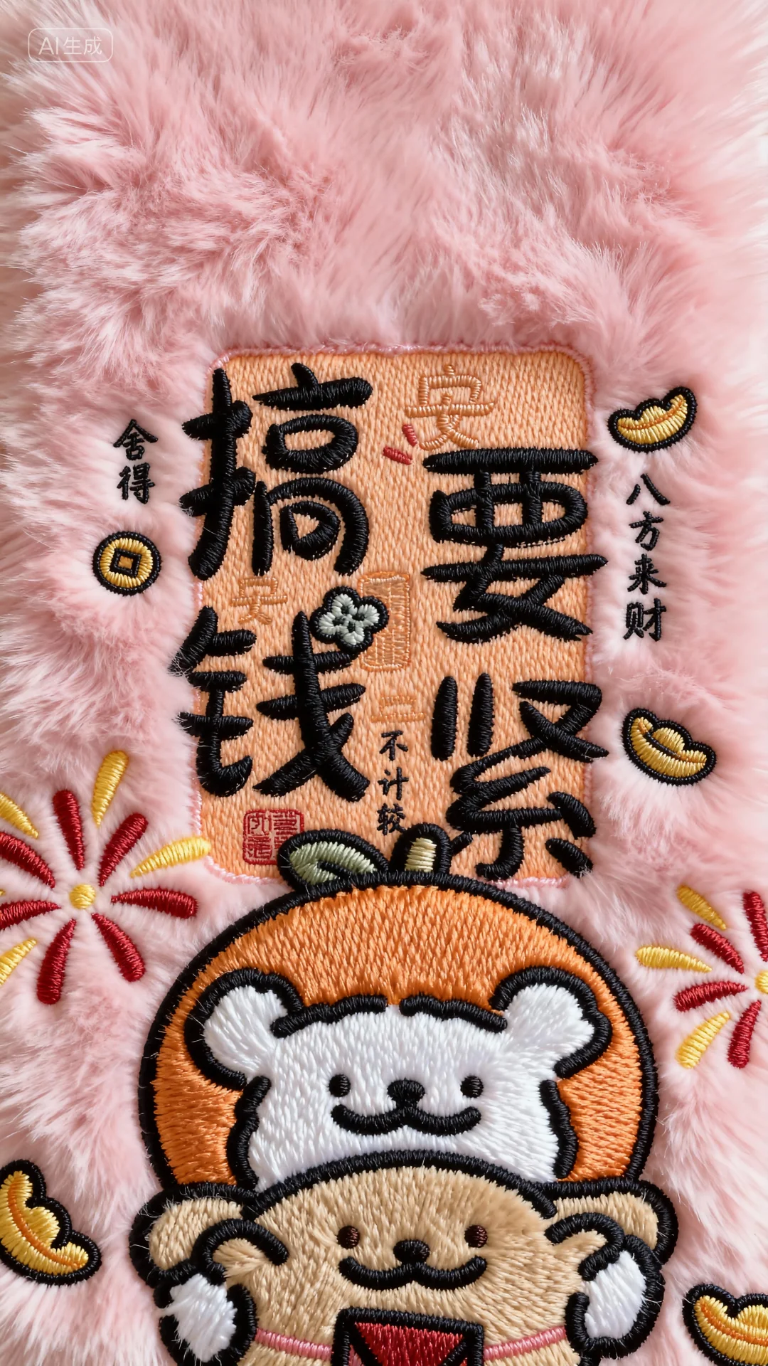 即将暴富，搞钱要紧｜毛绒手机壁纸