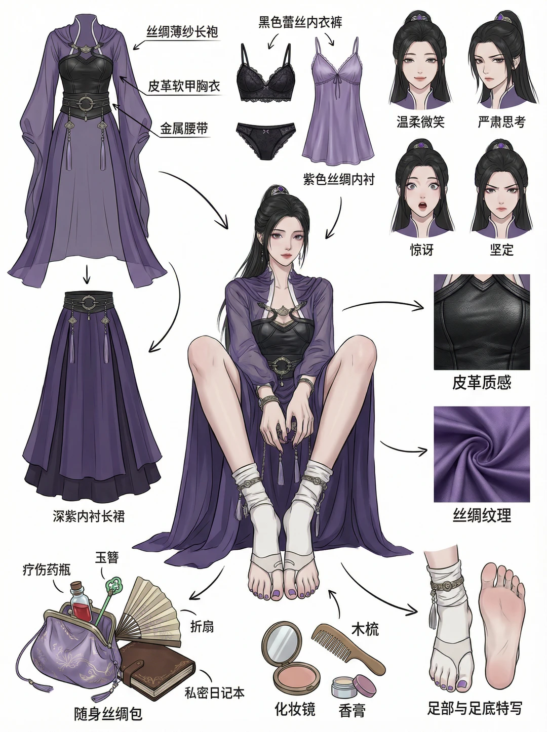 国漫角色像素拆分 太御姐啦 🥰