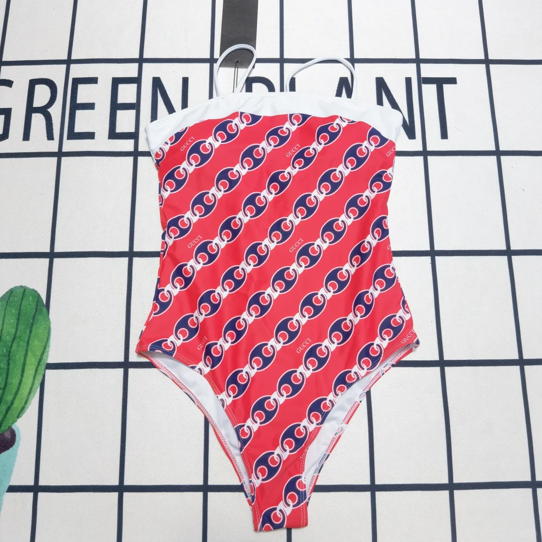 泳衣分享、红色真的好显白、好显身材