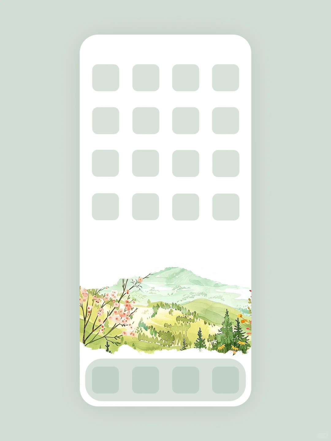 人生是旷野｜绿色治愈系壁纸｜J743