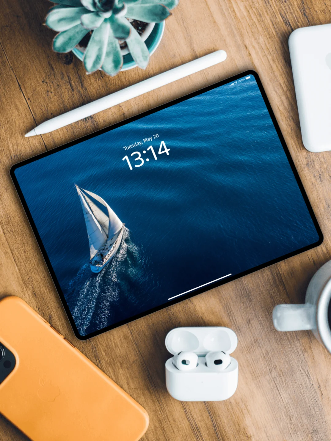 治愈系列壁纸 I 蓝海帆船 I 444