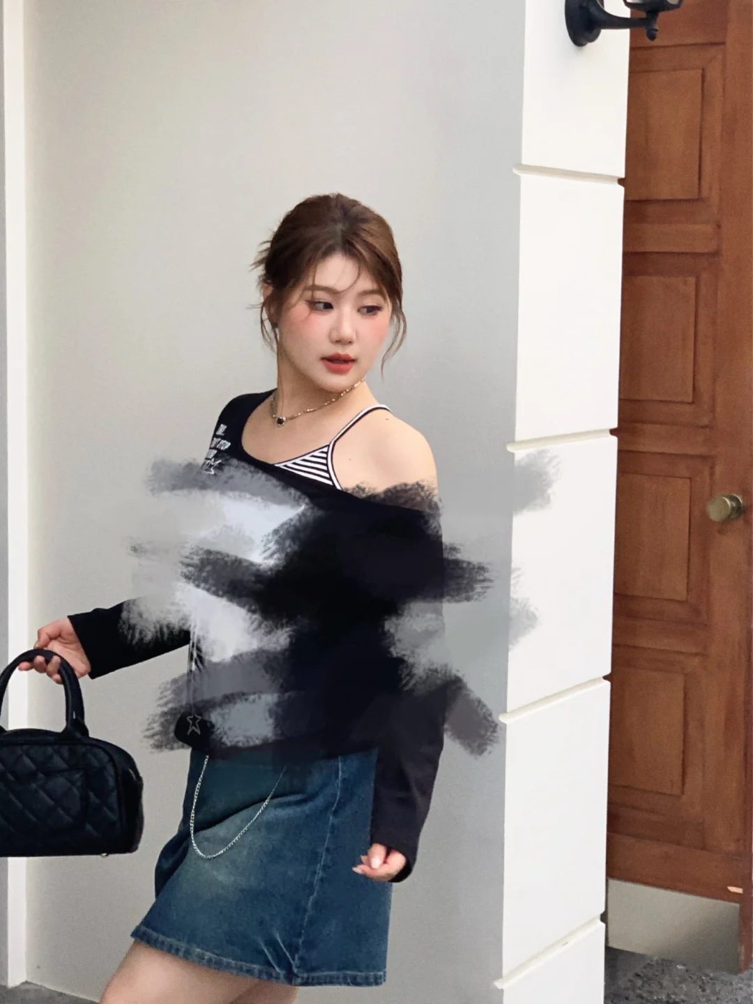 微胖模特女装拍摄