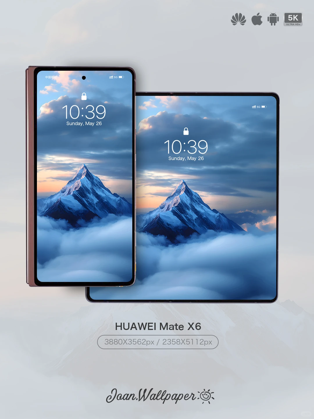 Joan壁纸 | 雪山之巅 一览众山小🏔