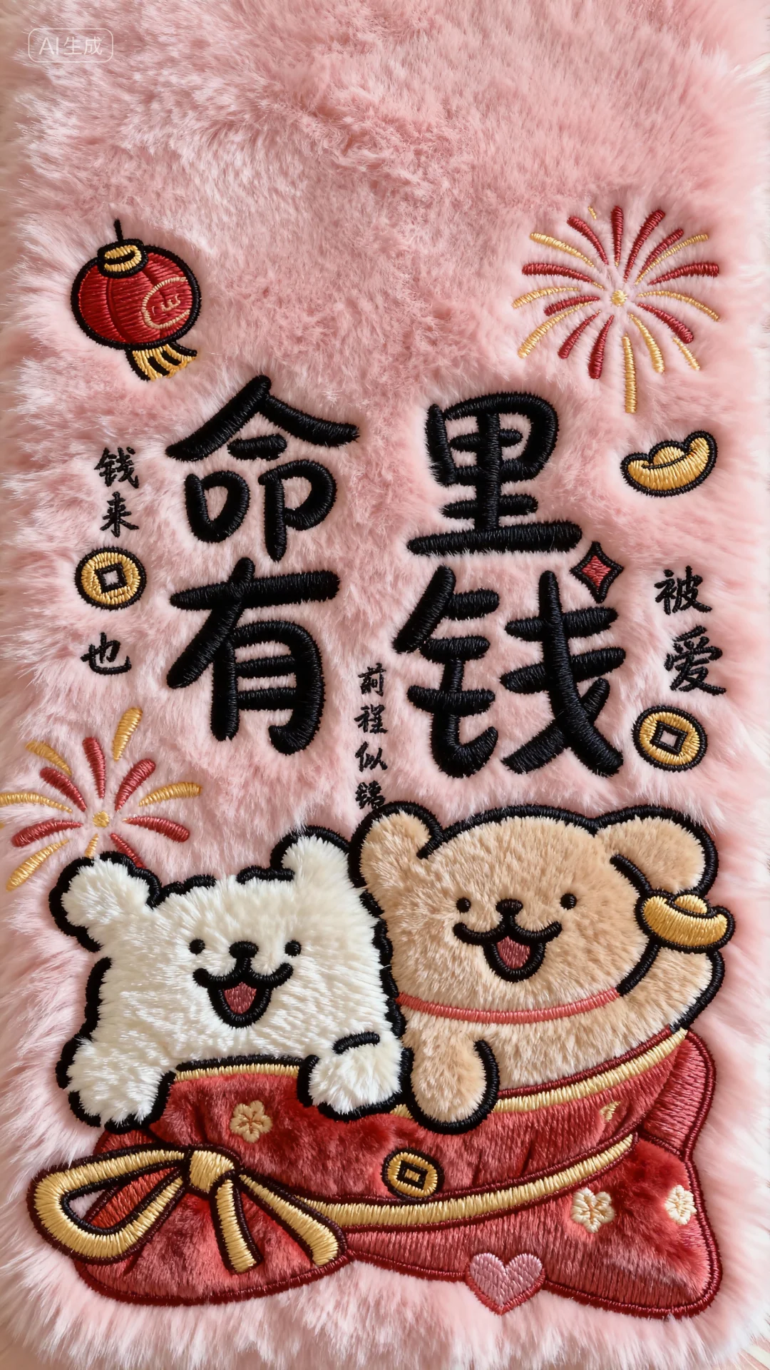 即将暴富，搞钱要紧｜毛绒手机壁纸