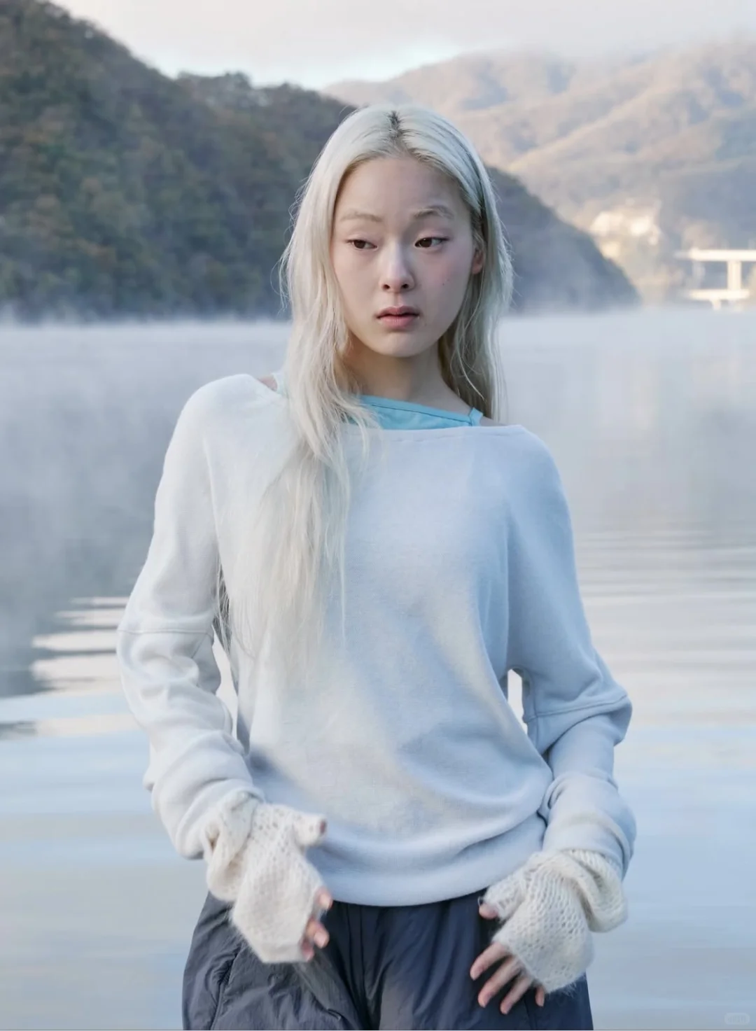 这个模特好像冬日精灵