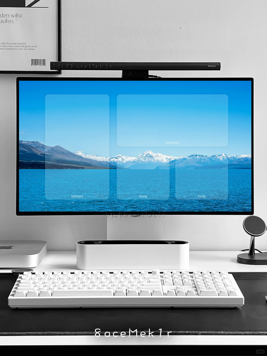 特卡波湖.电脑壁纸 遇见库克山