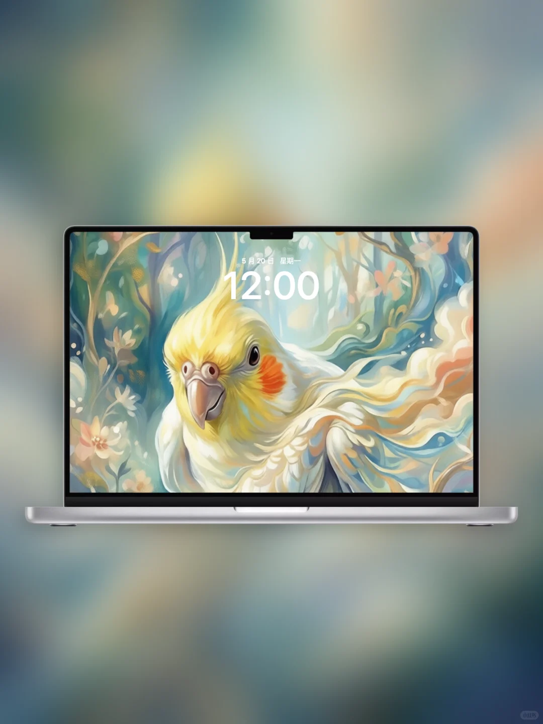 鹦鹉高清壁纸羽翼下的静谧🖤🕊️