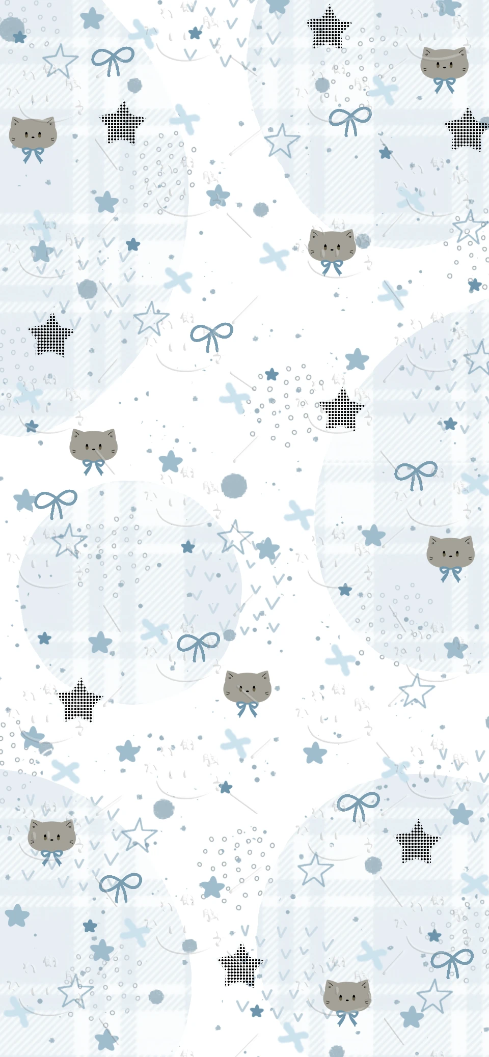 可爱星星动物壁纸～