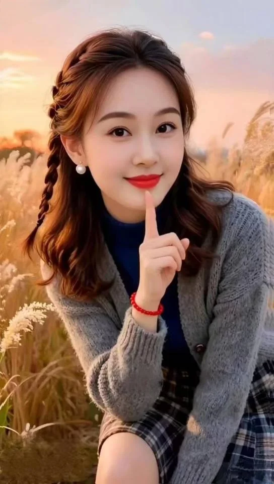 高清美女图片 美图分享 芦苇荡美女