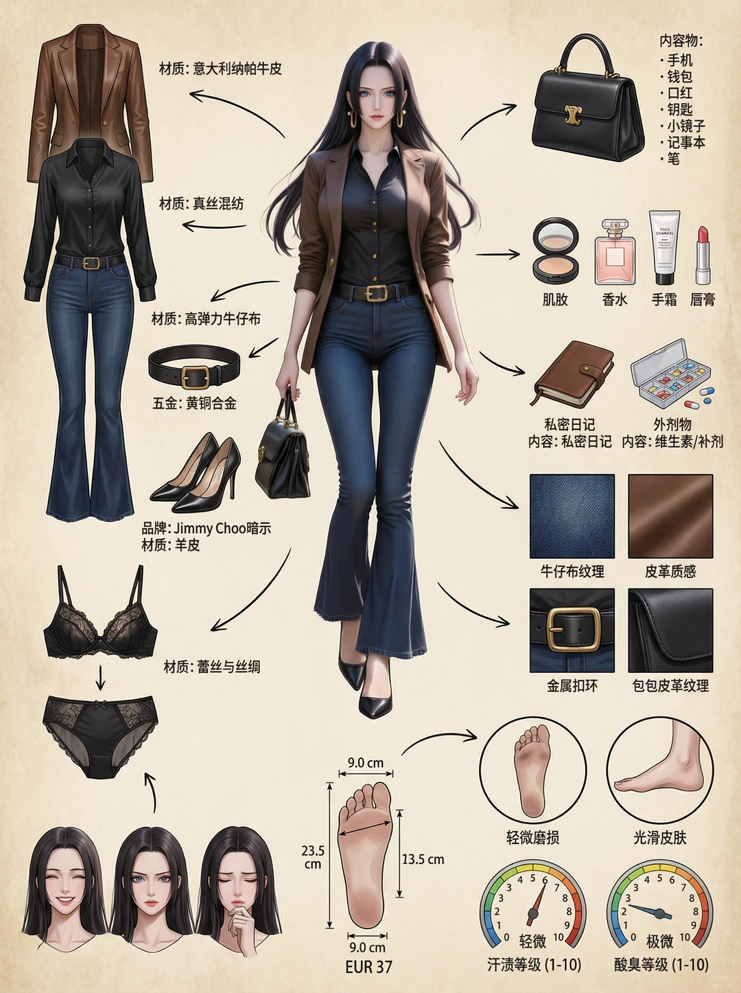 AI创作DIY海贼王女帝篇：ootd（3）