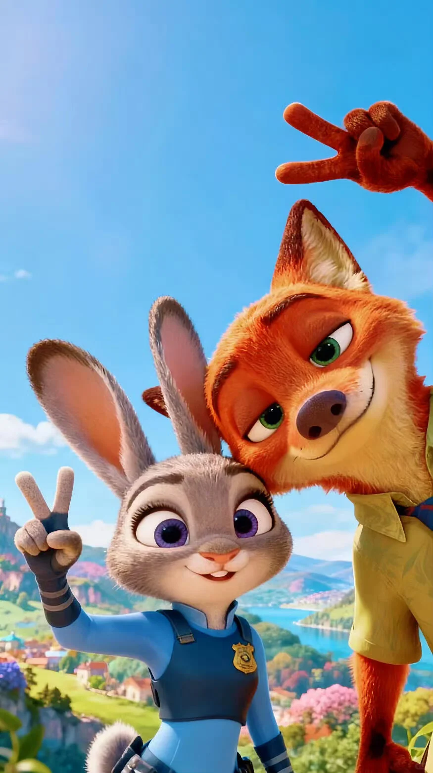 是谁还没有疯狂动物城壁纸？！