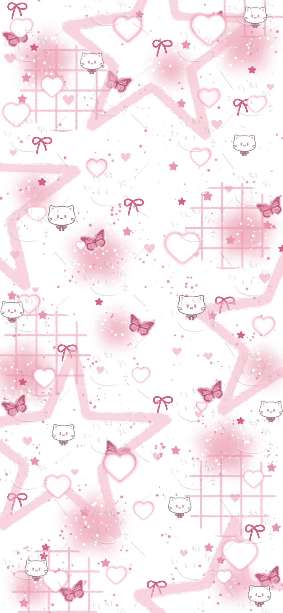 可爱星星动物壁纸～