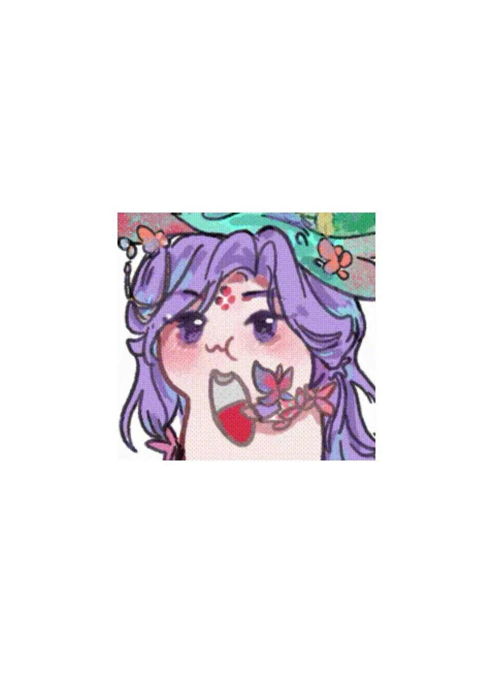 画了昭君的GIF表情包