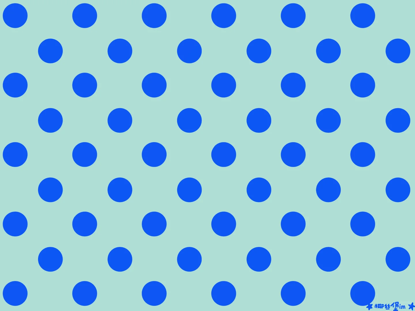 荧光系波点平板壁纸🫟