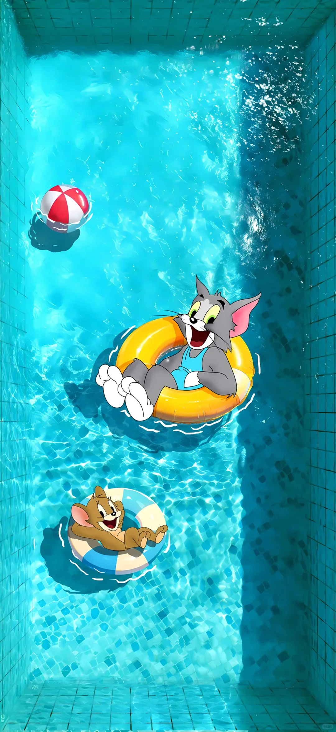 水池里的Tom and Jerry