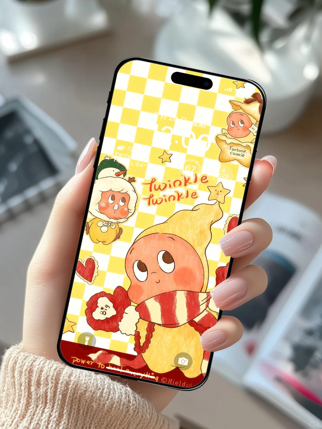 被这星星人壁纸戳中！坏心情直接被揉没✨