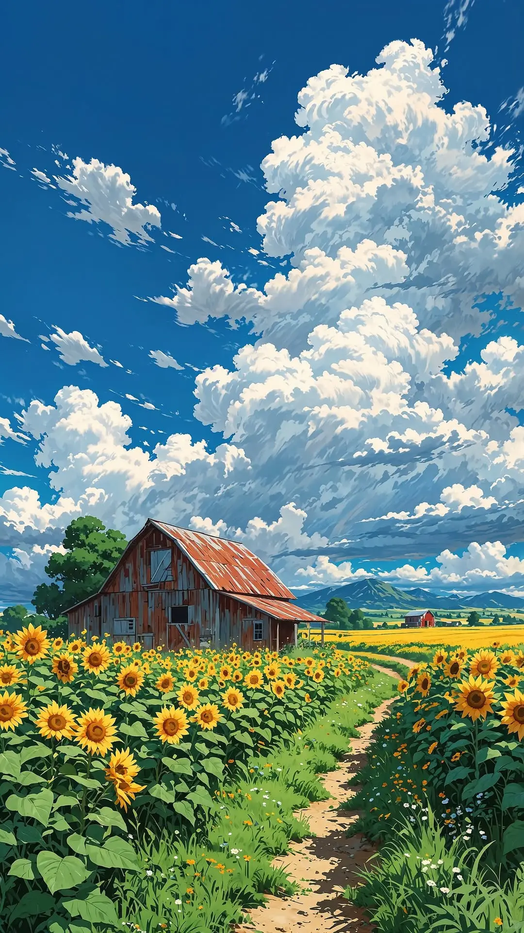 很治愈的漫画场景壁纸，高清壁纸