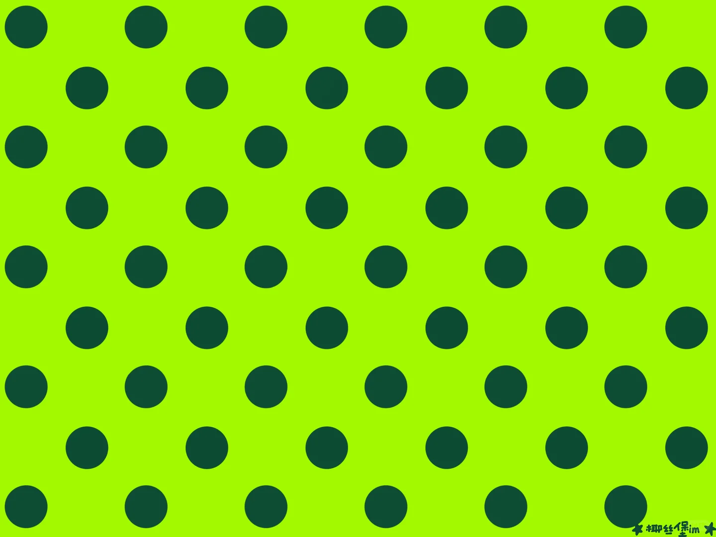 荧光系波点平板壁纸🫟