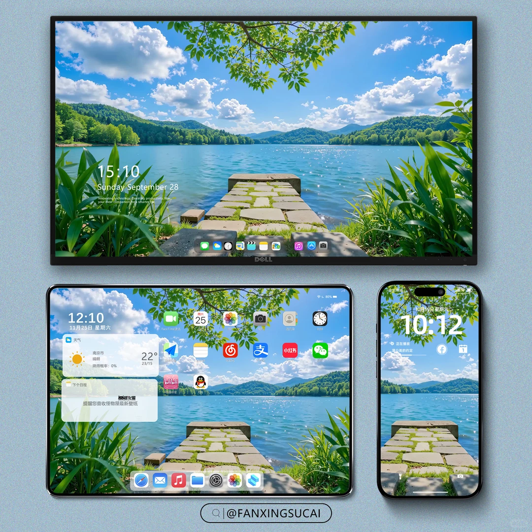 壁纸｜把树种在了桌面上🌳🌳🌳